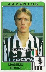 Sticker Massimo Bonini - Calciatori 1984-1985 n. 138 - Panini