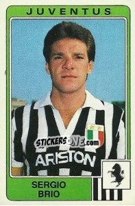 Sticker Sergio Brio - Calciatori 1984-1985 - Panini