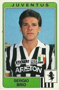 Sticker Sergio Brio - Calciatori 1984-1985 n. 139 - Panini