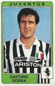 Sticker Gaetano Scirea - Calciatori 1984-1985 n. 140 - Panini