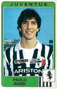 Sticker Paolo Rossi - Calciatori 1984-1985 n. 145 - Panini