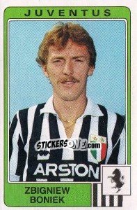 Cromo Zbigniew Boniek - Calciatori 1984-1985 - Panini