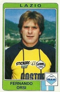 Sticker Fernando Orsi - Calciatori 1984-1985 - Panini