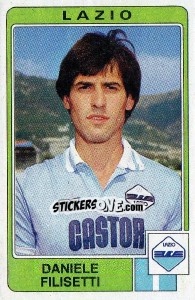 Sticker Daniele Filisetti - Calciatori 1984-1985 - Panini