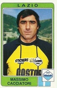 Sticker Massimo Cacciatori - Calciatori 1984-1985 - Panini