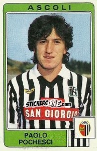 Sticker Paolo Pochesci - Calciatori 1984-1985 n. 3 - Panini