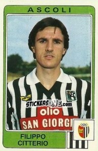 Cromo Filippo Citterio - Calciatori 1984-1985 n. 4 - Panini