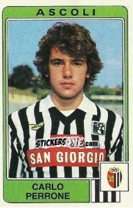 Sticker Carlo Perrone - Calciatori 1984-1985 - Panini