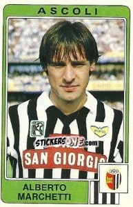 Sticker Alberto Marchetti - Calciatori 1984-1985 n. 9 - Panini