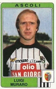 Sticker Luigi Muraro - Calciatori 1984-1985 n. 15 - Panini