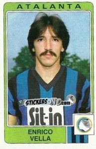 Cromo Enrico Vella - Calciatori 1984-1985 - Panini