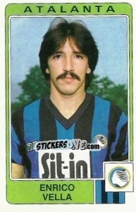 Sticker Enrico Vella - Calciatori 1984-1985 n. 28 - Panini