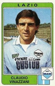 Sticker Claudio Vinazzani - Calciatori 1984-1985 - Panini