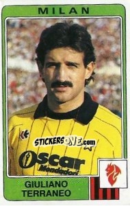 Figurina Giuliano Terraneo - Calciatori 1984-1985 - Panini