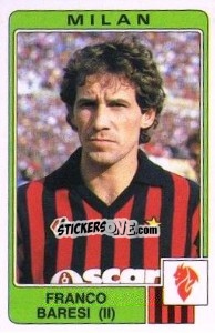 Sticker Franco Baresi - Calciatori 1984-1985 n. 174 - Panini