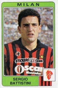 Sticker Sergio Battistini - Calciatori 1984-1985 n. 176 - Panini