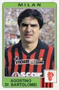 Cromo Agostino Di Bartolomei - Calciatori 1984-1985 - Panini