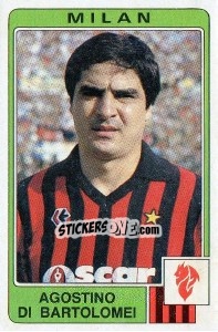 Sticker Agostino Di Bartolomei - Calciatori 1984-1985 n. 177 - Panini