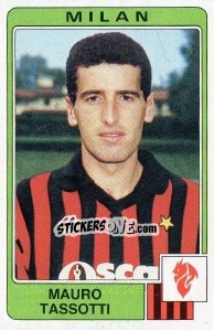 Cromo Mauro Tassotti - Calciatori 1984-1985 - Panini