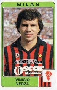 Sticker Vinicio Verza - Calciatori 1984-1985 n. 179 - Panini