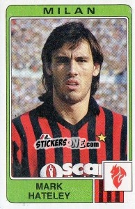 Figurina Mark Hateley - Calciatori 1984-1985 - Panini