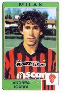 Sticker Andrea Icardi - Calciatori 1984-1985 - Panini