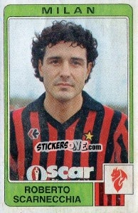Sticker Roberto Scarnecchia - Calciatori 1984-1985 - Panini