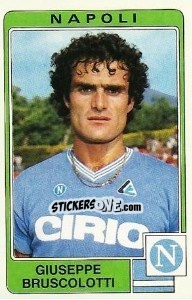 Figurina Giuseppe Bruscolotti - Calciatori 1984-1985 - Panini