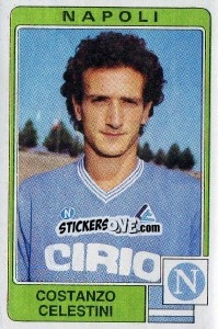 Sticker Costanzo Celestini - Calciatori 1984-1985 n. 195 - Panini