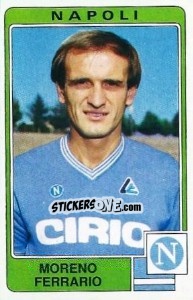 Cromo Moreno Ferrario - Calciatori 1984-1985 - Panini