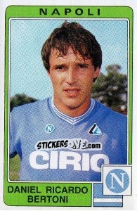 Sticker Daniel Ricardo Bertoni - Calciatori 1984-1985 - Panini