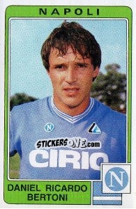 Sticker Daniel Ricardo Bertoni - Calciatori 1984-1985 n. 198 - Panini