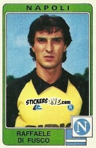 Sticker Raffaele Di Fusco - Calciatori 1984-1985 n. 205 - Panini
