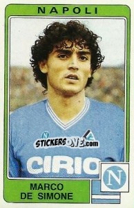Figurina Marco De Simone - Calciatori 1984-1985 - Panini