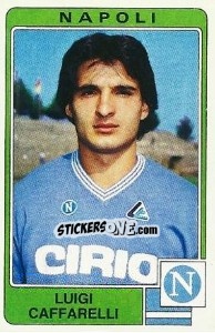 Sticker Luigi Caffarelli - Calciatori 1984-1985 n. 209 - Panini