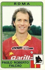 Sticker Paulo Roberto Falcão - Calciatori 1984-1985 n. 215 - Panini