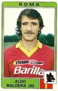 Sticker Aldo Maldera - Calciatori 1984-1985 n. 216 - Panini