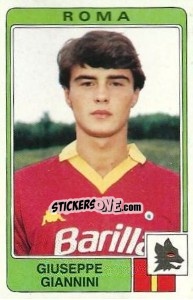 Sticker Giuseppe Giannini - Calciatori 1984-1985 n. 222 - Panini