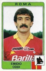 Sticker Emidio Oddi - Calciatori 1984-1985 n. 225 - Panini