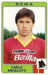 Sticker Carlo Ancelotti - Calciatori 1984-1985 - Panini