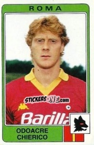 Sticker Odoacre Chierico - Calciatori 1984-1985 - Panini