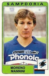 Sticker Moreno Mannini - Calciatori 1984-1985 - Panini