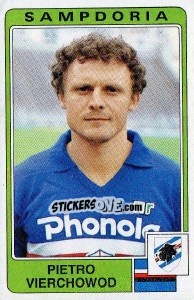 Sticker Pietro Vierchowod - Calciatori 1984-1985 - Panini