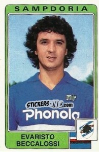 Sticker Evaristo Beccalossi - Calciatori 1984-1985 n. 241 - Panini
