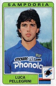 Sticker Luca Pellegrini - Calciatori 1984-1985 n. 244 - Panini