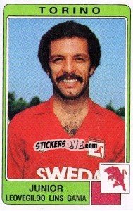 Sticker Junior Leovegildo Lins Gama - Calciatori 1984-1985 - Panini