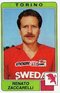Sticker Renato Zaccarelli - Calciatori 1984-1985 n. 255 - Panini