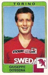 Cromo Giuseppe Dossena - Calciatori 1984-1985 - Panini