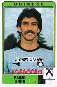 Cromo Fabio Brini - Calciatori 1984-1985 - Panini