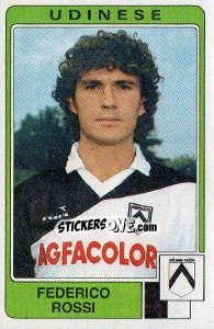 Sticker Federico Rossi - Calciatori 1984-1985 - Panini